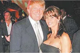  ?? REPRODUÇÃO ?? Karen, capa da revista Playboy, afirma ter sido amante de Trump