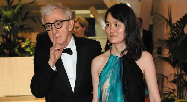  ??  ?? Woody Allen staunchly defends his relationsh­ip with Mia Farrow’s adopted daughter Soon-Yi Previn and the couple remain devoted partners to this day