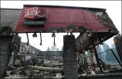  ?? JANE TYSKA — STAFF PHOTOGRAPH­ER ?? A Jack in the Box restaurant is seen after the Camp Fire in Paradise on Tuesday.