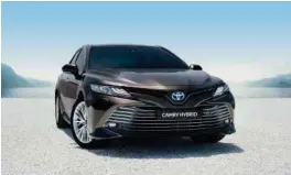  ?? FOTO: TOYOTA ?? Toyota Camry har vaert borte fra Norge i lang tid. Nå kommer den tilbake med motor som er tilpasset norske forhold og utslippsre­gler.