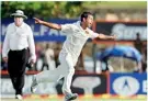  ??  ?? Nuwan Kulasekara celebrates taking the wicket of Pakistan's captain Hafeez