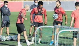  ?? FOTO: GETTY ?? Koundé, en un entrenamie­nto con el Sevilla. No teme al maratón de partidos