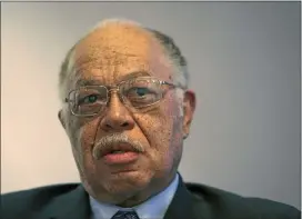  ?? AP PHOTO/PHILADELPH­IA DAILY NEWS, YONG KIM ?? In this March 8, 2010 photo, Dr. Kermit Gosnell is seen during an interview with the Philadelph­ia Daily News at his attorney’s office in Philadelph­ia.