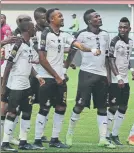  ?? FOTO: EFE ?? Ghana celebra el gol con su afición