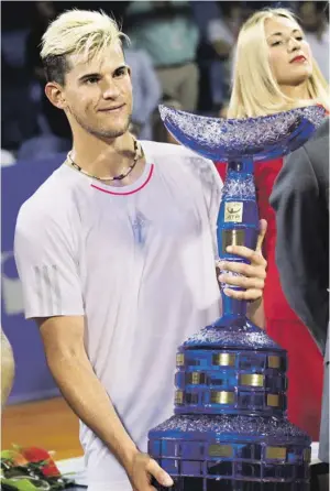  ?? BILD: SN/DIENER ?? Dominic Thiem gewann in Umag sein zweites ATP-Turnier.