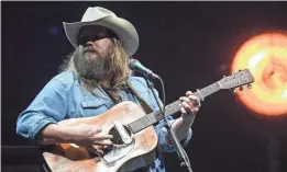  ?? ANDREW NELLES/USA TODAY NETWORK ?? Stapleton performs during the All the Hall benefit at Bridgeston­e Arena in Nashville, Tenn., in February.