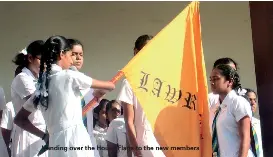 New Prefect Board Pledge Ceremony Of Girls High School Kandy Pressreader