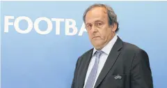  ?? AFP ?? Then-Uefa chief Michel Platini attends a press conference in 2015.