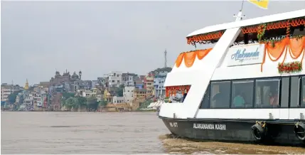  ??  ?? Nordic Cruiseline is due to start sunrise and sunset tours along the Ganges’ ghats in September.