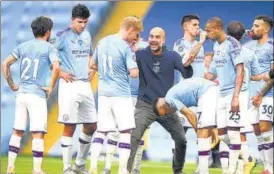  ?? GETTY IMAGES ?? Manchester City are banking on Champions League success to salvage their season.