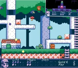  ??  ?? [PC] Small sprites mean that the action should translate well to real NES hardware.