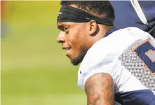  ?? Joe Amon / Denver Post via Getty Images 2018 ?? Linebacker Brandon Marshall says the twomonth layoff he got after being cut by the Raiders helped his knee.