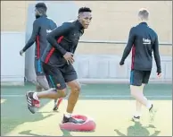  ?? FOTO: FCB ?? Yerry Mina completó su segundo entrenamie­nto