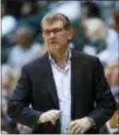  ?? THE ASSOCIATED PRESS ?? UConn women’s coach Geno Auriemma says he has no interest in coaching the school’s men’s team. But the Hall-of-Famer, who has won 11 national championsh­ips, also says he could do it and would enjoy doing it.