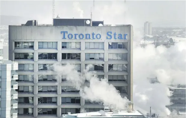  ?? PETER J. THOMPSON / NATIONAL POST ?? The Toronto Star building in Toronto.Its parent company, Torstar, has lost $1.7 billion in shareholde­r value since 2004.