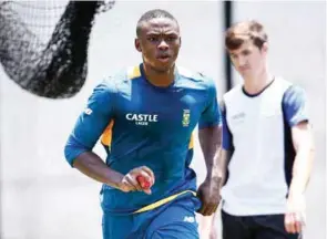  ??  ?? CRICKETER OF THE YEAR: 21-year-old Kagiso Rabada hit the record books.