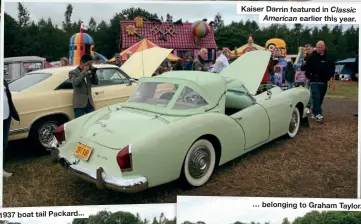  ?? ?? Kaiser Darrin featured in Classic American earlier this year.