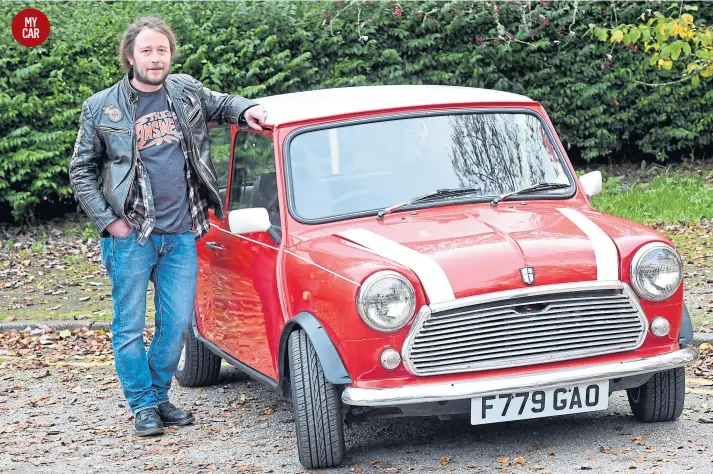  ?? Photograph­s by Jim Irvine ?? Colin Gibson has spent a lot of time and effort getting his 32-year-old Austin Mini City back on the road.