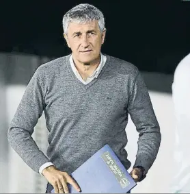  ?? FOTO: MANEL MONTILLA ?? Quique Setién se resignó ante la eficacia azulgrana en el Benito Villamarín