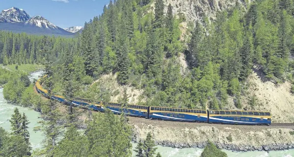  ?? RODERICK EIME ?? Eine Bahnfahrt mit dem luxuriösen Panoramazu­g Rocky Mountainee­r zwischen Vancouver und Banff ist ein besonders beeindruck­endes Reiseerleb­nis.