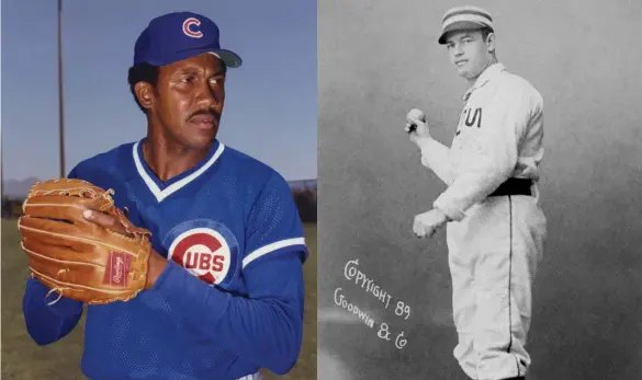  ??  ?? Canadians Ferguson Jenkins, left, and James “Tip” O’Neill, right, are among the greatest-ever baseball players.