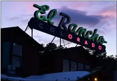  ?? HELEN H. RICHARDSON — THE DENVER POST ?? The exterior of El Rancho Restaurant in Evergreen is pictured on Jan. 11, 2023.