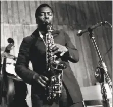  ?? Doug Muir ?? Sonny Simmons plays Newman Hall in Berkeley in the 1970s.