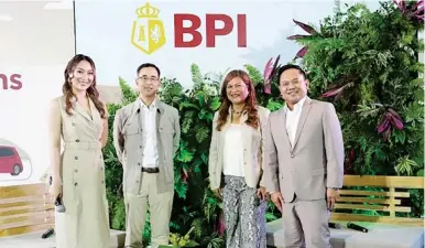  ?? PHOTO BY BPI ?? The Bank of the Philippine Islands pursues sustainabl­e financing through the Sustainabl­e Developmen­t Finance Program.