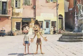  ??  ?? Coming-of-age drama Luca is another family pleaser from Pixar