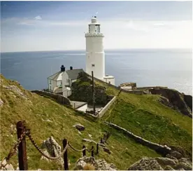  ??  ?? Start Point Lighthouse: one of the major lights along the Devon coast.