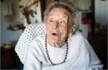  ?? Bild: KENT ENG ?? GÅTT UR TIDEN. Alice Östlund har lämnat jordelivet i en ålder av 111 år.