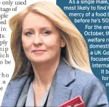  ??  ?? WORSE OFF Esther McVey