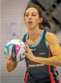  ?? PHOTO: JOHN KIRK-ANDERSON-FAIRFAXNZ ?? Bailey Mes is moving back to the Mystics after two seasons with the Tactix.