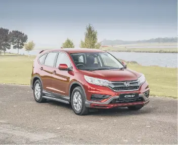  ??  ?? The new Honda CR-V S Plus.