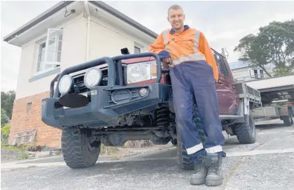  ?? Photo / Avina Vidyadhara­n ?? Whangārei sole trader Andrew Caldwell-Smith is happy he made the right choice of pursuing a trades apprentice­ship.