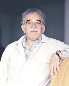  ??  ?? ► García Márquez murió en México en 2014.