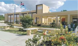  ?? LISTÍN DIARIO ?? Educación. Liceo Gregorio Urbano Gilbert, construido a un costo de RD56,279.355.36.