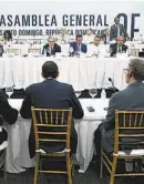  ??  ?? Cumbre de OEA en Dominicana.