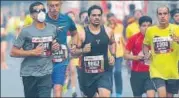  ?? HT ?? ▪ Participan­ts during the Delhi Half Marathon on November 19.