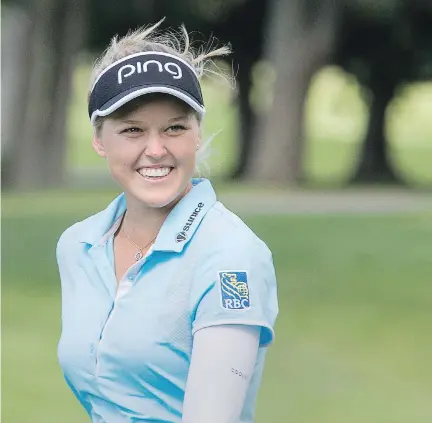  ?? PHOTOS: WAYNE CUDDINGTON ?? Brooke Henderson will soon realize her dream of participat­ing in the Summer Olympics.