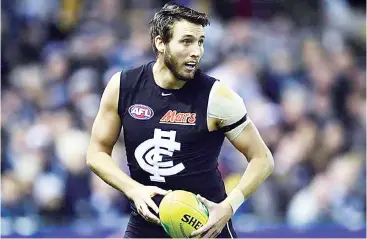  ??  ?? Dale carved out a 258 game career, while also becoming a fan favourite at both Collingwoo­d and Carlton throughout his time in the AFL. (credit AAP/Julian Smith)