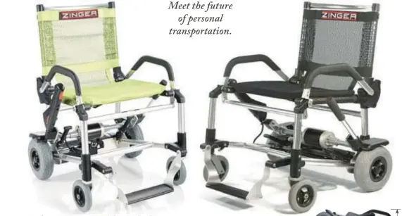  ??  ?? Meet the future of personal transporta­tion.