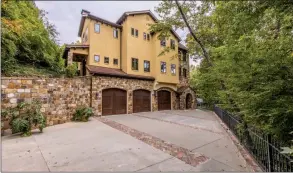  ?? Submitted photos ?? This home. which overlooks Allsopp Park in Little Rock, features incredible outdoor areas, the styling of an Italian villa and luxurious amenities, in addition to five bedrooms and four-and-a-half baths.