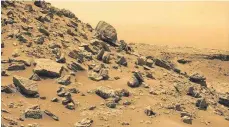  ?? FOTO: AFP PHOTO / NASA ?? Eine Aufnahme des Mars-Rovers Curiosity: Hier sollen einst Menschen landen.