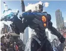  ?? LEGENDARY PICTURES/UNIVERSAL PICTURES ?? The loud, goofy robot action is back on in “Pacific Rim Uprising.”