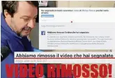  ?? Ansa ?? Sul social Facebook avverte un utente che il video del citofono è stato rimosso