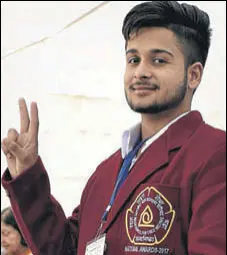  ?? HT PHOTO ?? Karanbeer Singh is a Class12 student.