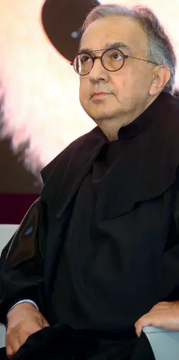  ?? (Foto Rensi) ?? Dottore Sergio Marchionne ha ricevuto ieri dall’Università di Trento a laurea ad honorem in meccatroni­ca