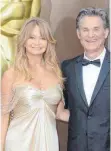  ?? FOTO: DPA ?? Traumpaar ohne Trauschein: Goldie Hawn und Kurt Russel.