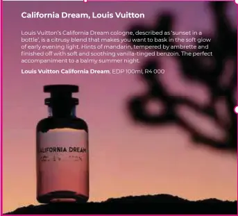 lv california dream perfume